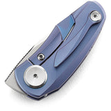 Bestech Knives TULIP Framelock Blue Folding Pocket Knife 1913b