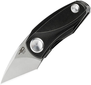 Bestech Knives Tulip Framelock Black Titanium Folding Bohler M390 Knife T1913E