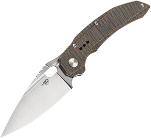 Bestech Knives Exploit Framelock Anodized Titanium Folding S35VN Knife T2005D