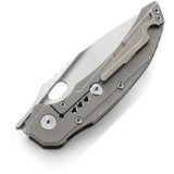 Bestech Knives Exploit Pocket Knife Framelock Titanium/CF Folding S35VN 2005E