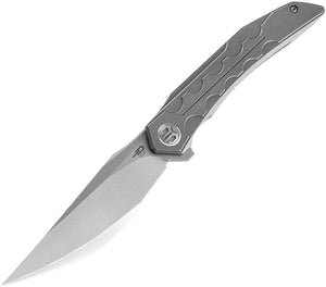 Bestech Knives SAMARI Framelock Grey Titanium M390 Folding Knife 2009a