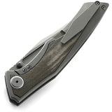 Bestech Knives Togatta Framelock Titanium/Micarta Folding M390 Knife T2102D