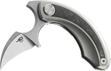 Bestech Knives Strelit Framelock Titanium/Carbon Fiber Folding M390 Knife T2103M