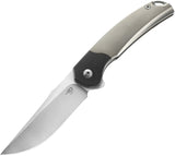 Bestech Knives Supernova Linerlock Gray & Black Titanium Folding Knife T2111A