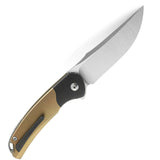 Bestech Knives Supernova Linerlock Gold Titanium Folding Pocket Knife T2111C
