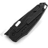 Bestech Knives Nyxie Pocket Knife Framelock Black Titanium Folding S35VN 2209B