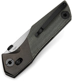Bestech Knives Cetus Crossbar Lock Titanium & Micarta Folding M390 Knife T2304A