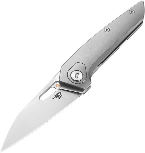 Bestech Knives VK-Void Framelock Bead Blast Titanium Folding Elmax Knife T2305A