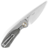 Bestech Knives Lito Framelock Titanium & Black Micarta Folding M390 Knife T2307A