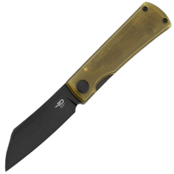 Bestech Knives Bruv Framelock Ultem & Titanium Folding Bohler M390 Knife T2401C