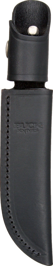 BUCK Logo Black Leather Carrying Belt Sheath Fits Buck Pathfinder Knives 105S