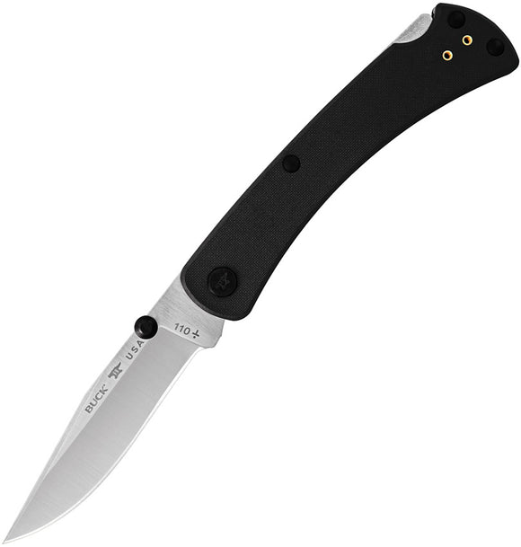 Buck 110 Slim Pro TRX Lockback Black Stainless Folding CPM-S30V Pocket Knife 110BKS3