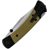 Buck 110 Hunter Sport Lockback Green & Black Micarta Folding CPM-S30V Pocket Knife 110GRS5