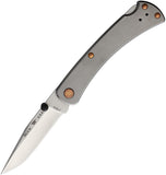 Buck Slim Pro TRX LTD Lockback Gray Titanium Folding S45VN Pocket Knife 110GYSLE1