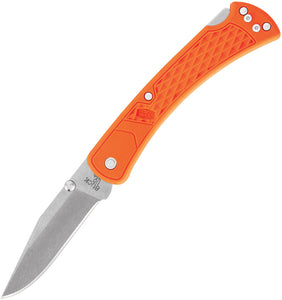 Buck 110 Slim Select Lockback Orange Folding Pocket Knife 110ors2