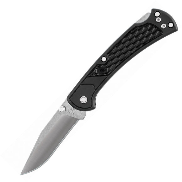 Buck 112 Slim Select Lockback Black Folding Knife 112BKS1