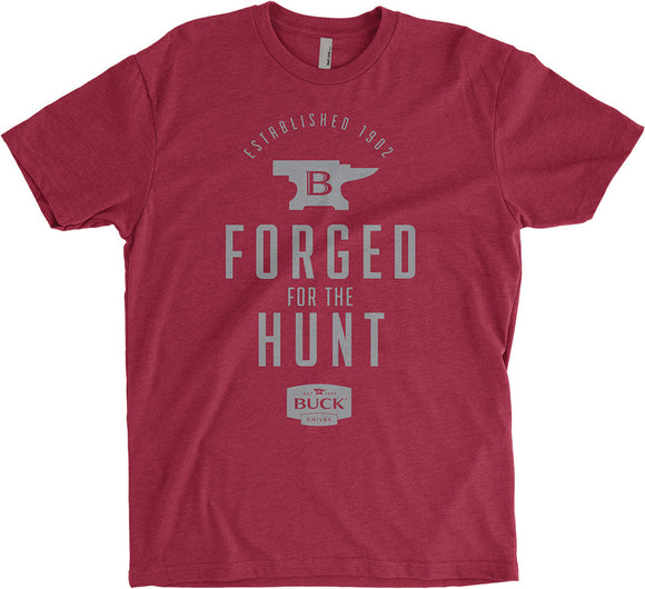 Buck T Shirt Forged for the Hunt L 11635