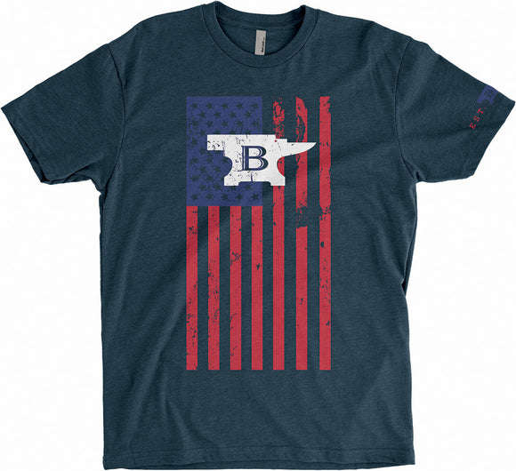 Buck T Shirt Red White and Buck L 11738