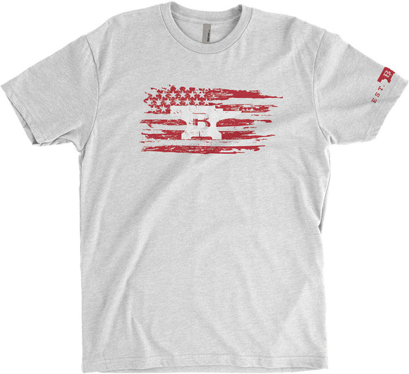 Buck T Shirt Stars n Bars Anvil L 11743