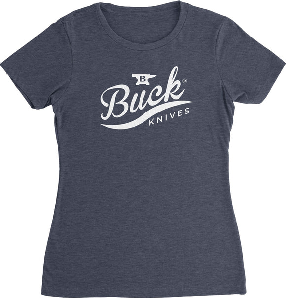 Buck Womens T-Shirt Navy XL 12372