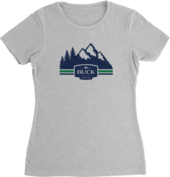 Buck Womens Mountains T-Shirt L 12407