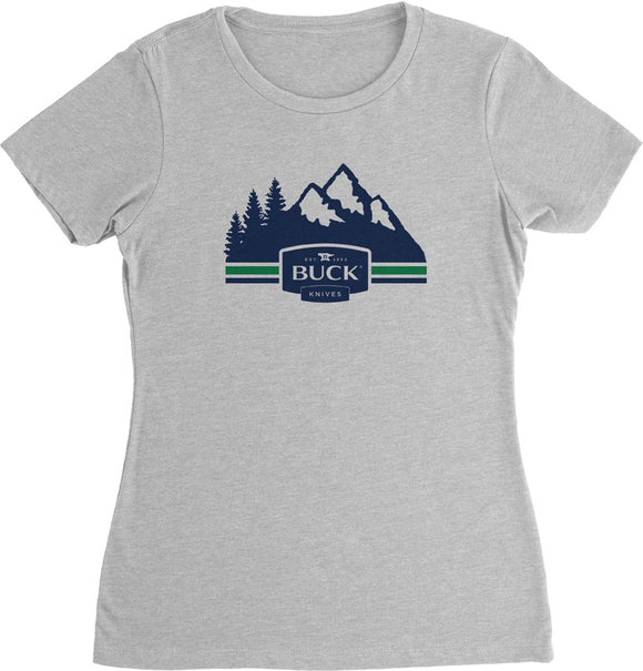 Buck Womens Mountains T-Shirt XL
