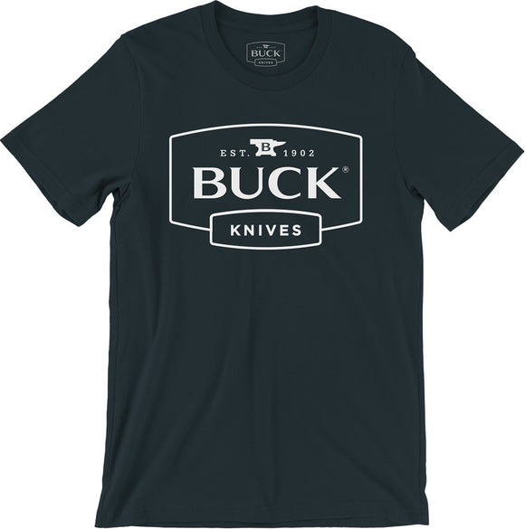 Buck Logo Black Short Sleeve XX-Large T-Shirt 13404