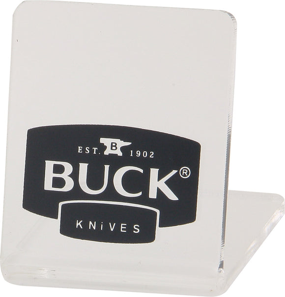 BUCK Knives Black Single Knife Clear Transparent Acrylic Display Stand 21008
