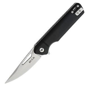 Buck Infusion Linerlock A/O Black Aluminum Folding 7Cr Pocket Knife 239BKS1