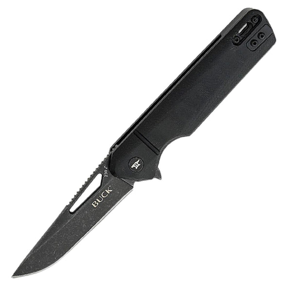 Buck Infusion Linerlock A/O Black G10 Folding 7Cr Stainless Pocket Knife 239BKS