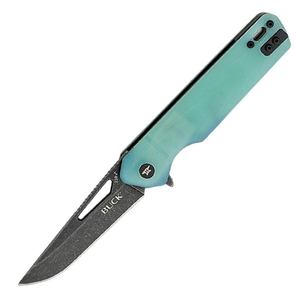 Buck Infusion Linerlock A/O Jade G10 Folding 7Cr Stainless Pocket Knife 239GRS1