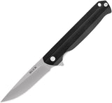 Buck Langford Liner Lock Folding Knife Black G-10 (3.3" Satin Blade) BU251BKS