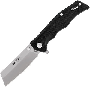 Buck Trunk Linerlock Black G10 Folding Ceaver Knife 252bks