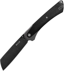 Buck HiLine XL Linerlock Gray Aluminum & Black Micarta Folding D2 Pocket Knife 263BKS1