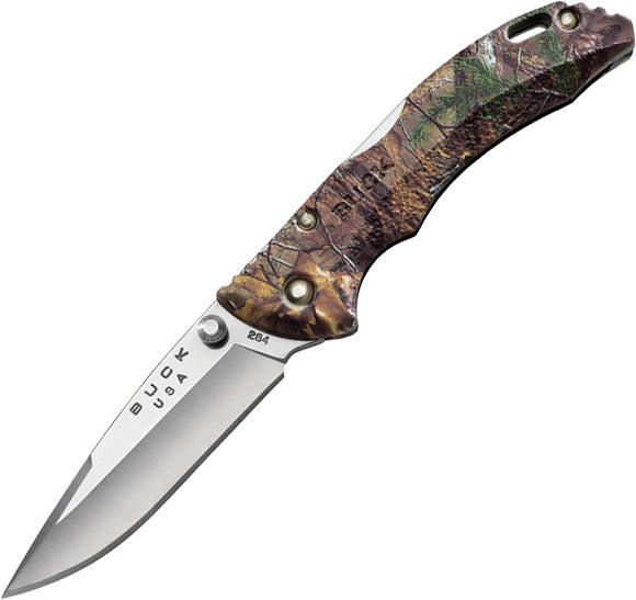 BUCK Knives Bantam BBW Real Tree Xtra Camo Folding Blade Knife USA 284CMS18