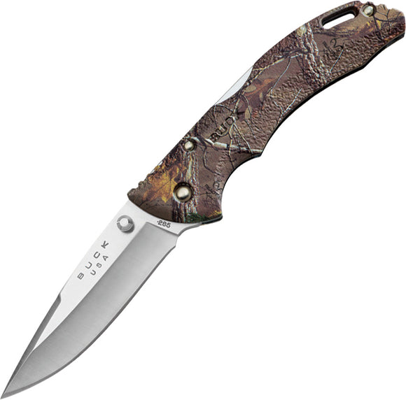BUCK Knives Bantam BLW Real Tree Xtra Camo Folding Lockback Blade Knife 285CMS18