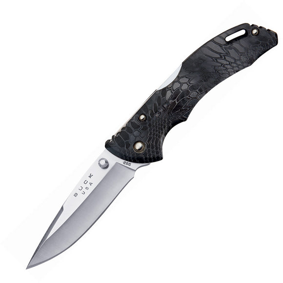 BUCK Knives Bantam Kryptek Typhoon Black Folding Lockback Blade Knife 285CMS27