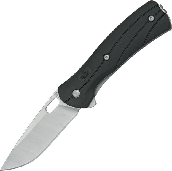 BUCK Knives Vantage Select Black Handle Linerlock Folding Blade Knife 340BKS