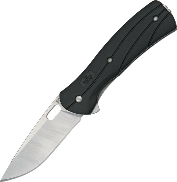BUCK Knives Vantage Select Black Handle Linerlock Folding Blade Knife 345BKS