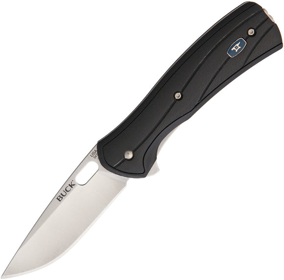 BUCK Knives Vantage Pro Black G10 Handle Folding Drop Pt Blade Knife 347BKS1