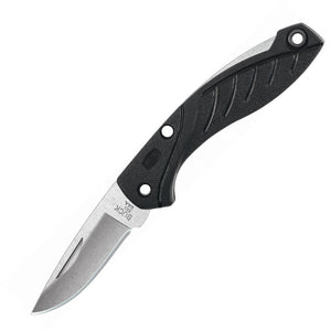 BUCK Knives Rival SS Lockback Stainless Folding Black Knife 363BKS