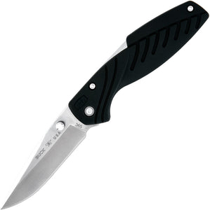 BUCK Knives Rival II Lockback Black Handle Folding Stainless Blade Knife 365BKS