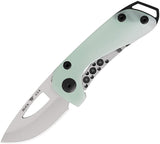 Buck Budgie Framelock Jade G10 Folding S35VN Stainless Pocket Knife 417GRS
