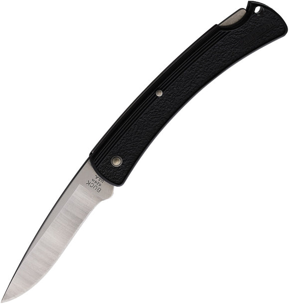 Buck Bucklite Lockback Black ABS Folding Stainless Clip Point Pocket Knife 424BKS