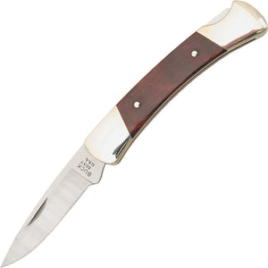 BUCK Knives Prince Lockback Rosewood Handle Folding Stainless Blade Knife 503