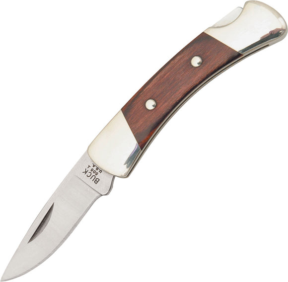 BUCK Knives Knight Lockback Rosewood Handle Folding Stainless Blade Knife 505