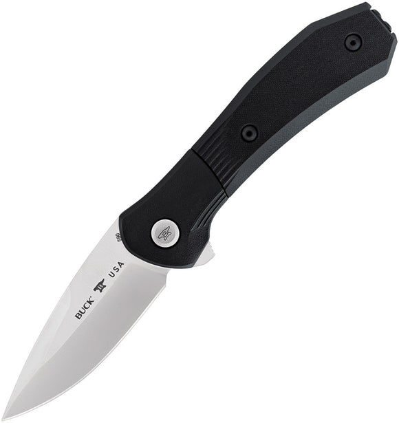 Buck Paradigm Liner Lock A/O Spring Assisted Knife Black G-10 (3