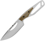 Buck 631 Paklite 2.0 Field Green Micarta 420HC Stainless Fixed Blade Knife 631GRS