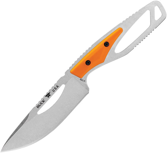 Buck 631 PakLite 2.0 Field Select Orange GFN 420HC Skinner Fixed Blade Knife 631ORS