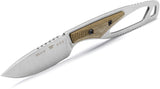 Buck 635 Paklite 2.0 Cape Pro Green Micarta Stainless Fixed Blade Knife 635GRS